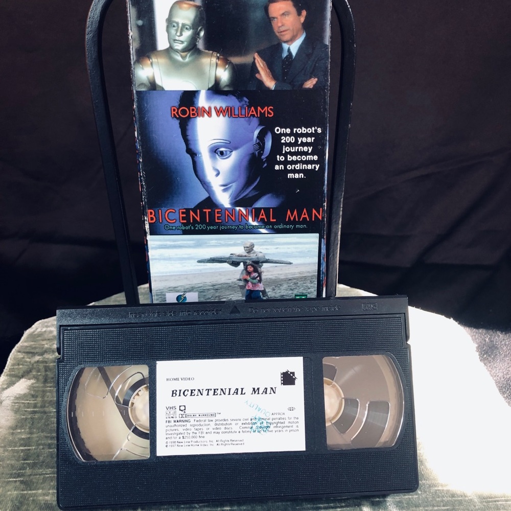 Bicentennial Man (VHS) - Black Tape with Movie Sleeve